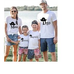 family pirate shirt, pirate crew shirt, pirate shirt,pirate birthday shirt, matching family shirt, pirate kids shirt, sk