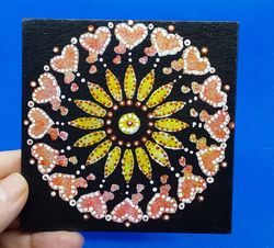 mandala 2 painting buddhism hinduism meditation original work painting arnament