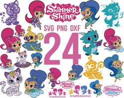shimmer and shine svg bundle, shimmer and shine png svg, shimmer and shine svg, disney princess svg