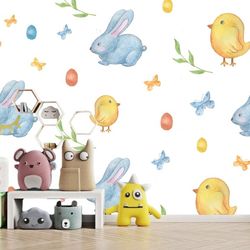 children's wallpaper photo wall spring pattern fabric wall