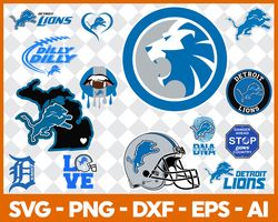 detroit lions svg , football team svg, cricut, digital download ,team nfl svg 12