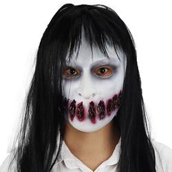 halloween horror mask scary headgear ghost festival funny face props