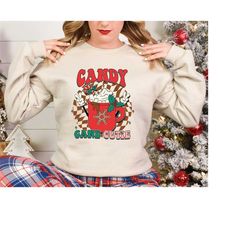 candy cane sweatshirt, funny christmas sweatshirt, xmas sweatshirt, holiday sweatshirt, christmas sweatshirt, christmas