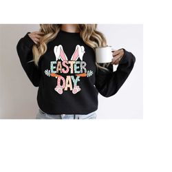 happy easter sweatshirt, easter day sweatshirt, easter bunny sweatshirt, easter sweatshirt, easter family shirt, easter