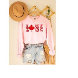 canada love sweatshirt, canada sweatshirt, canada day sweatshirt, canada gift, christmas gift, christmas sweatshirt, hol