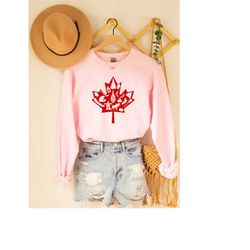 canada maple leaf sweatshirt, canada sweatshirt, canada day sweatshirt, canada gift, christmas gift, christmas sweatshir