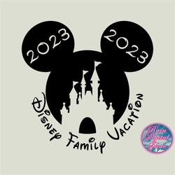 family vacation 2023 svg png instant download, printable design, cricut, cut file, vacation 2023 svg png, eps ai, trip 2