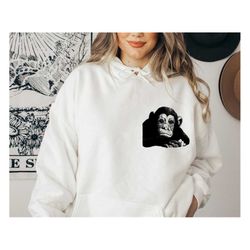 monkey hoodie, monkeys sweatshirt, monkey gift, monkey lover hoodie, animal lover shirt, monkey gift,animal lover gift