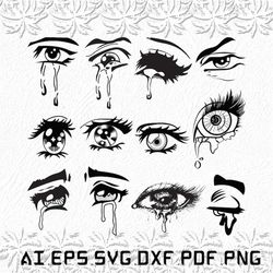 eay svg, man eay svg, woman svg, handdrawn, black eay, svg, ai, pdf, eps, svg, dxf, png