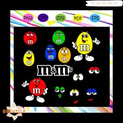 m & ms bundle, m and m, mm candy, mm candy svg, candy, candy svg, chocolate candy, m m candy,trending svg for silhouette