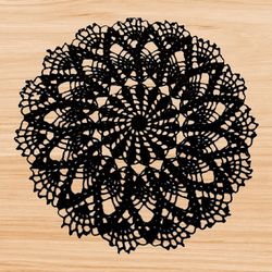 crochet round doily pdf pattern