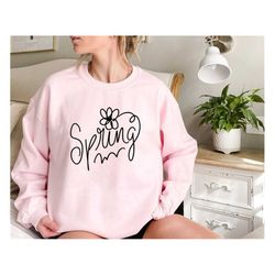 spring sweatshirt,spring flowers shirt,easter gift, floral shirt,spring lover gift, cute spring sweater, spring season s