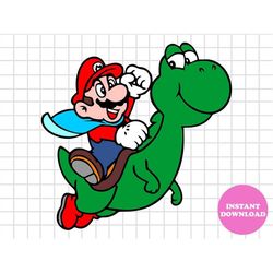 mario svg layered item, clipart, cricut, digital vector cut file , svg, png, dxf, eps files