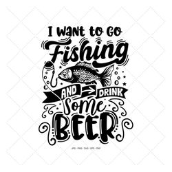 funny fishing svg, dad joke, beer glass svg, fishing and drinking, fishing gift