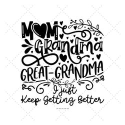 Great Grandma Svg, Great Grandma Gift, Great Grandma To Be, Expecting Mother, From Granddaughter