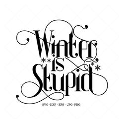 winter svg, winter shirt, funny christmas gift, i hate winter, winter is coming, winter clipart, cold outside