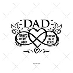 dad memorial gift, dad memorial svg, in memory of svg,