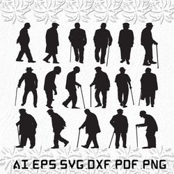 old man svg, mens svg, old svg, old mans, girl, svg, ai, pdf, eps, svg, dxf, png