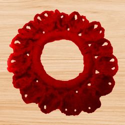 a crochet hair scrunchie pdf pattern