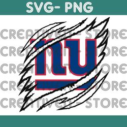 new york giants ripped claw svg, new york giants svg, giants ripped claw svg, nfl ripped claw svg, nfl svg