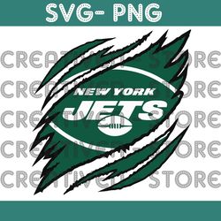 new york jets ripped claw svg, new york jets svg, jets ripped claw svg, nfl ripped claw svg, nfl svg