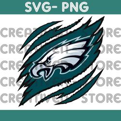 philadelphia eagles ripped claw svg, philadelphia eagles svg, eagles ripped claw svg, nfl ripped claw svg, nfl svg