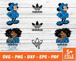 adidas mickey svg , fashion brand svg, logo brand dripping , luxury brand svg