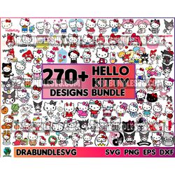 270 sanrio svg files, hello kitty svg bundle, hello kitty svg bundle, hello kitty svg file, kitty svg, cat svg, cartoon