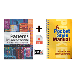 patterns for college writing: a rhetorical reader and guide 15 edition & a pocket style manual 9th edition