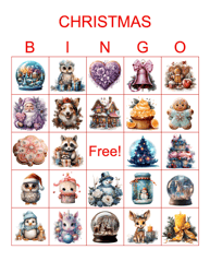 christmas bingo,christmas bingo printable,christmas bingo game,christmas bingo cards,christmas bingo 100 cards,5x5,xmas,