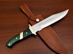 handmade d2 blade hunting knife bowie knife camping knife/full tang