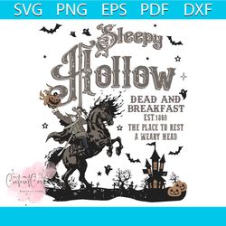 Halloween Sleepy Hollow SVG Headless Horseman SVG File