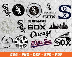 chicago white sox  bundle svg, football svg ,sport svg, sport bundle svg 13