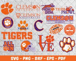 clemson tigers bundle svg, football svg ,sport svg, sport bundle svg 16