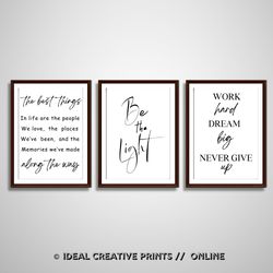 inspirational motivational quotes digital art print