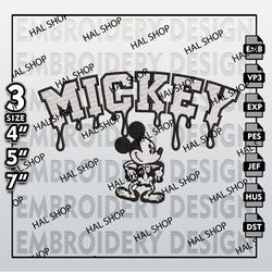 halloween embroidery files, machine embroidery designs, drop name mickey skeleton embroidery designs, disney halloween