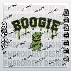 halloween embroidery files, machine embroidery, drop name oogie boogie embroidery designs, nightmare before christmas