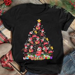 christmas - badger christmas tree - family shirts men, woman christmas t shirts