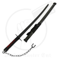 bleach ichigo tensa zangetsu bonkai anime sword with scabbard