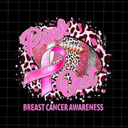 pink out breast cancer png, football pink breast cancer awareness png, football breast cancer awaren