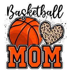 happy basketball heart mom life png