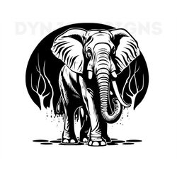 elephant svg, elephant clipart, elephant png, elephant head, elephant cut files for cricut , elephant silhouette, animal