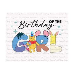 birthday of the girl svg, happy birthday svg, birthday svg, family matching shirt svg, sublimation design, gift for kids