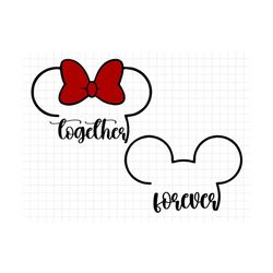 bundle together forever valentines couple svg, magic castle svg, magic kingdom svg, valentines day svg, magical valentin