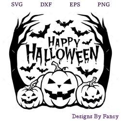 Happy Halloween SVG, Halloween Pumpkin SVG, Spooky Season SVG