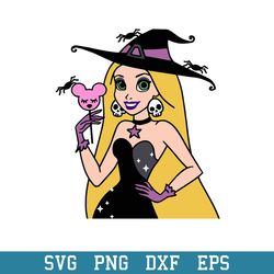 rapunzel princess halloween svgg, disney princess svg, halloween svg, png dxf eps digital file