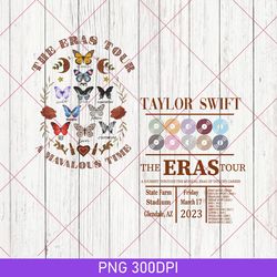 the eras tour butterfly digital png, taylor swift png merch, taylor's version albums as books png, the eras tour 2023