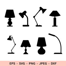 lamp svg table lamp file for cricut vintage dxf silhouette png interior cut file bundle