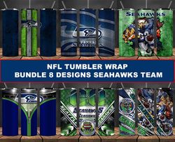 seahawks tumbler wrap , football tumbler png ,nfl tumbler wrap