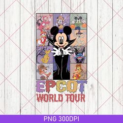 Vintage Disney Epcot Spooky Tour PNG, Halloween Disney Two-sided, The Eras Tour PNG, Disney Family Halloween, Disney PNG